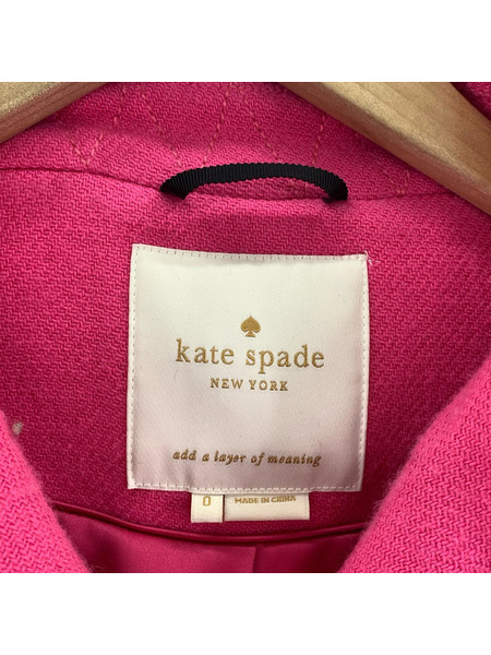 kate spade new york ソノ他 Double-Breasted Coat O PNK