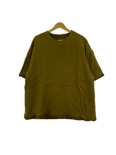 JIL SANDER ショルダージップS/Sプルオーバー S カーキ