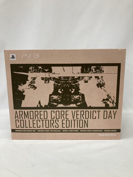 アーマードコア ヴァーディクトデイ コレクターズエディション ※欠品あり