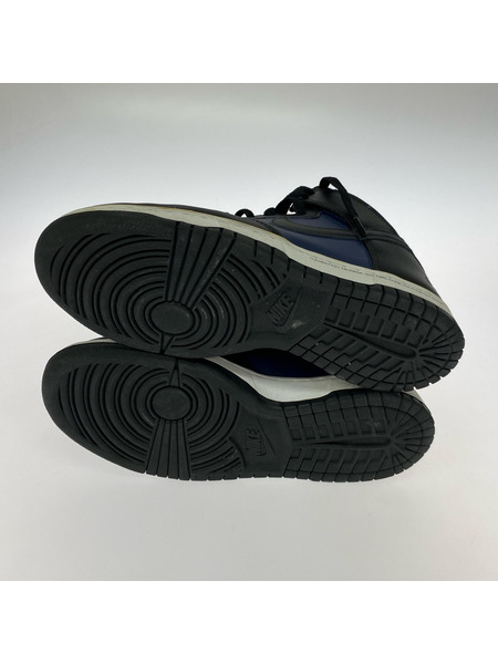 NIKE スニーカー Fragment Dunk High NAVY 26.0cm
