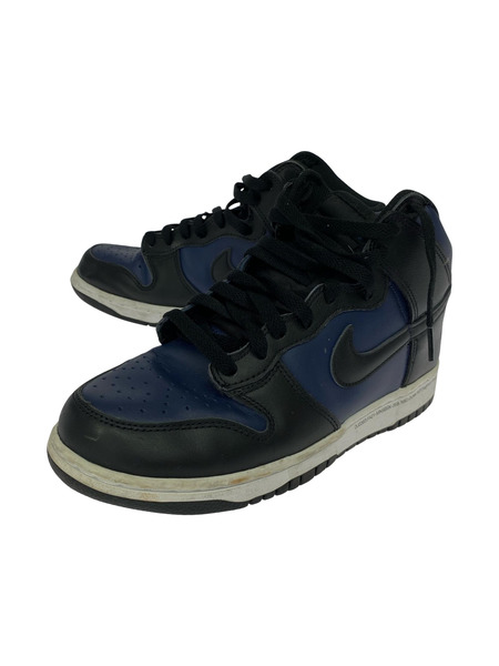 NIKE スニーカー Fragment Dunk High NAVY 26.0cm