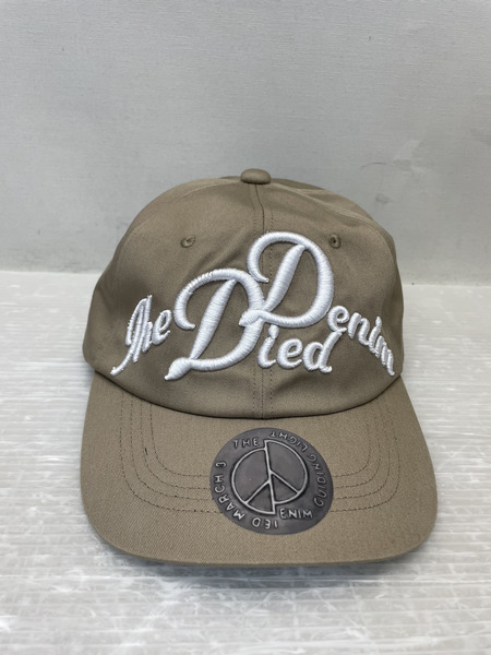 KAPITAL 25ss The Denim Died刺繍 ベースボールキャップ OS ベージュ K2503XH801