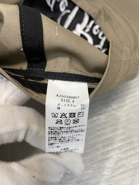 KAPITAL 25ss The Denim Died刺繍 ベースボールキャップ OS ベージュ K2503XH801