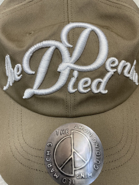 KAPITAL 25ss The Denim Died刺繍 ベースボールキャップ OS ベージュ K2503XH801