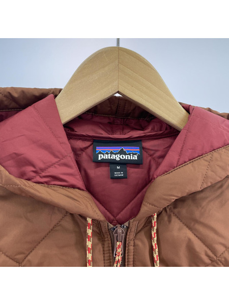 patagonia Diamond Quilted Bomber Hoody ブラウン (M)[値下]