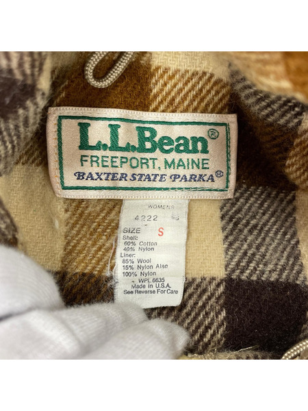 L.L.Bean マウンテンパーカ 80s OLD USA製 茶 S レディース