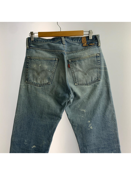 Levi's デニム・ジーンズ 501/66前期/赤耳/W34/ボタン裏6