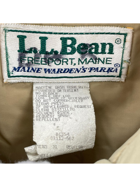 L.L.Bean ジャケット 80s GORE-TEX MAINE WARDEN'S PARKA (XL) 緑