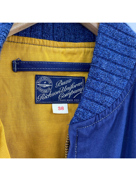 Buzz Rickson's×PEANUTS SNOOPY ツアージャケット 38 紺 BR13242