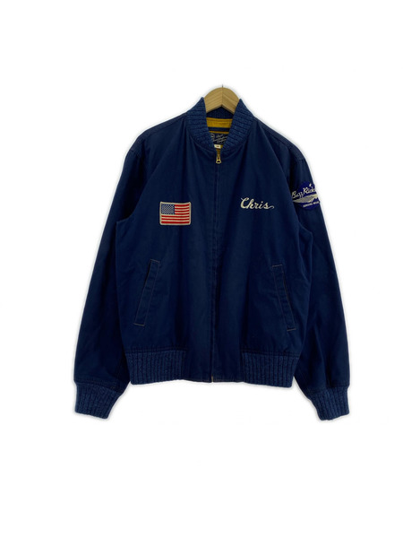 Buzz Rickson's×PEANUTS SNOOPY ツアージャケット 38 紺 BR13242