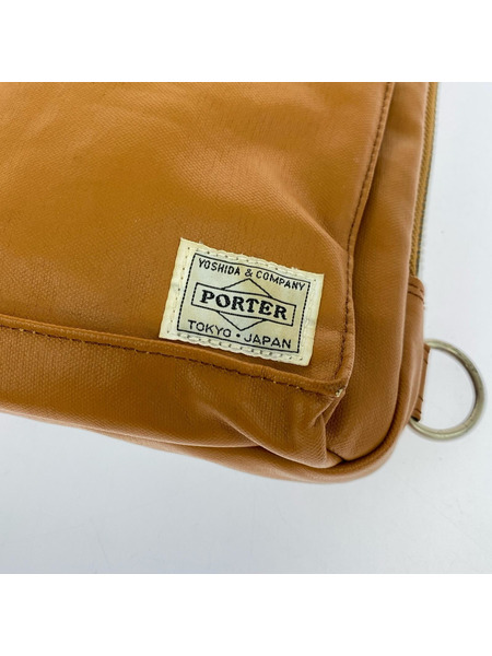PORTER ボディバッグ 茶