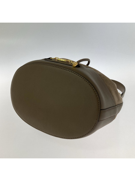 POLO RALPH LAUREN ショルダーバッグ バケットショルダーバッグ 茶