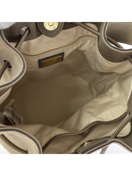POLO RALPH LAUREN ショルダーバッグ バケットショルダーバッグ 茶