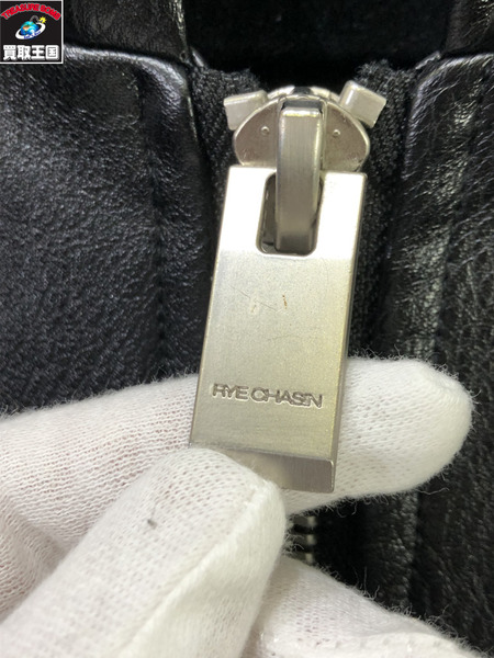 RYE CHASIN Opium Leather Jacket 3 黒[値下]