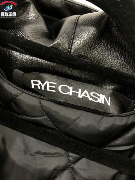 RYE CHASIN Opium Leather Jacket 3 黒[値下]