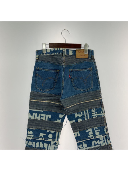 HYSTERIC GLAMOUR デニム・ジーンズ ドッキングデニム W30