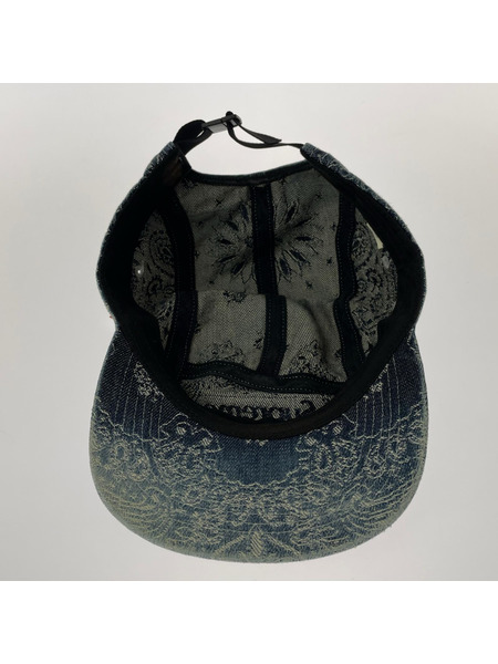 Supreme キャップ BANDANA JACQUARD DENIM CAP