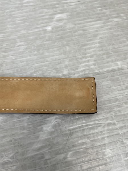 LOEWE アナグラム レザースラップブレスレット オレンジ