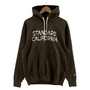 STANDARD CALIFORNIA 25ss Jeff for SD Logo Hood Sweat M ブラウン