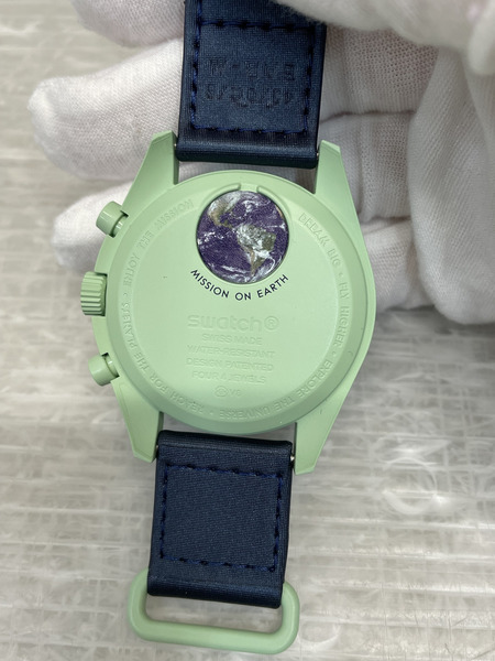 オメガ/ミッションオンアース/S033G100/電池交換済 メンズQZ