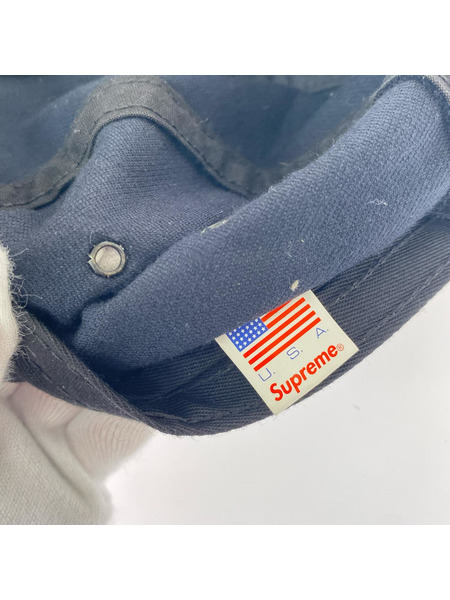 Supreme キャップ ベロアキャップ 黒