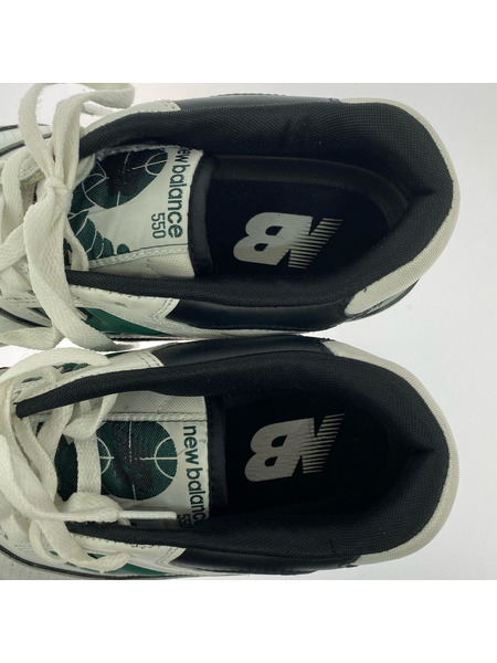NEW BALANCE スニーカー BB550LE1 (28cm) 黒緑白