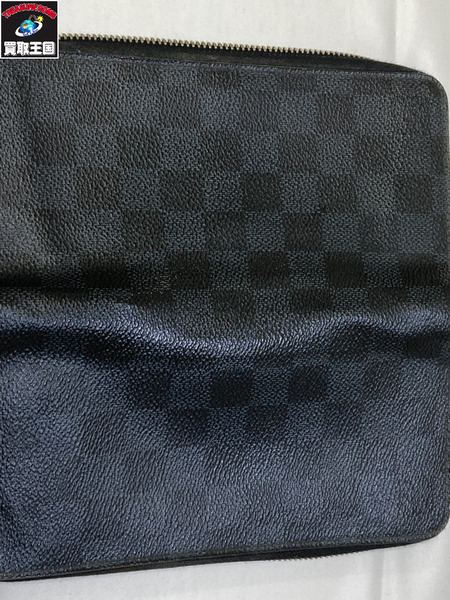 LOUIS　VUITTON ジッピーウォレット ヴェルティカル N62240 ラウンドジップ 長財布 LV ルイヴィトン ダミエグラフィッット