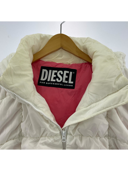 DIESEL ダウンジャケット ダウンジャケット 白 (L)