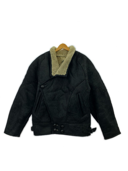 marc buchanan pelle pelle USA製 裏ボアムートンジャケット BLK (40)