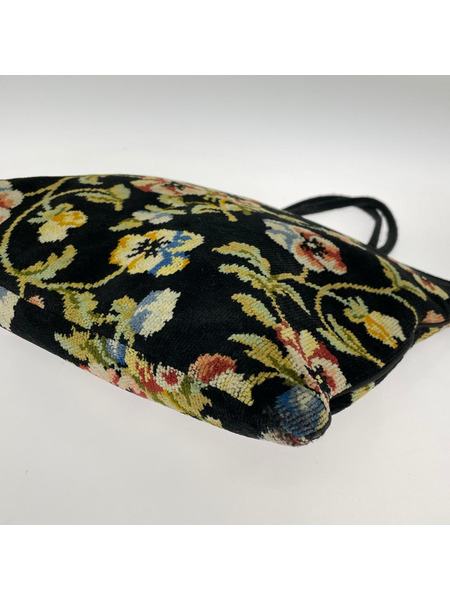 トートバッグ FEILER 花柄 黒