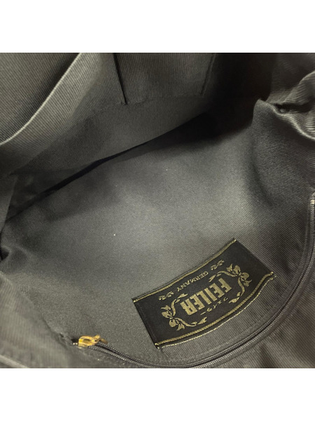 トートバッグ FEILER 花柄 黒