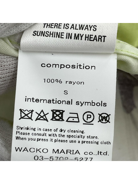 WACKO MARIA　25SS  YULALA HAWAIIAN 半袖シャ ツ　S