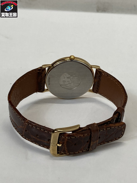 オメガ/デビル/670.011.20/革ベルト　電池交換 メンズQZ