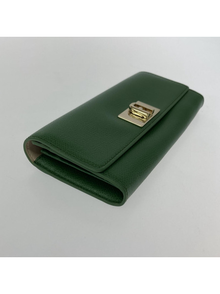 FURLA ソノ他 CONTINENTAL WALLET 緑