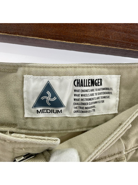 CHALLENGER パンツ チノパンツ ベージュ (M)