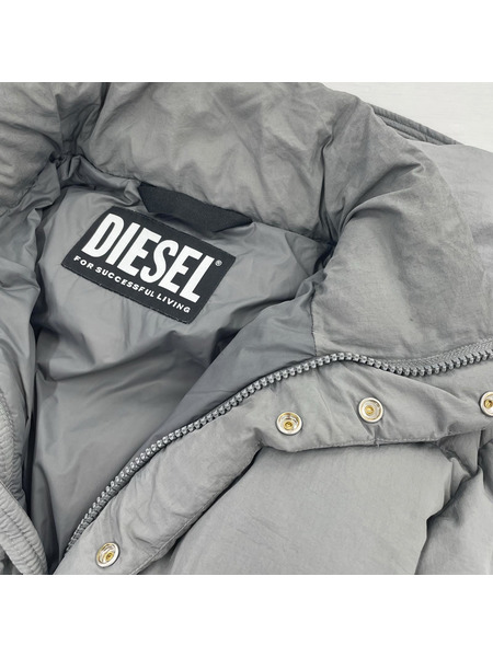 DIESEL ダウンジャケット W-ROLF-NW ナイロン グレー