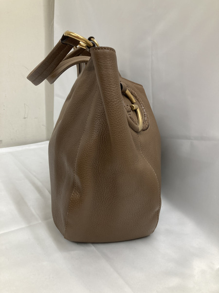 GUCCI レザートートバッグ インターロッキングG