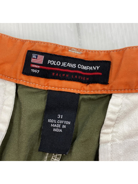 OLD POLO JEANS COMPANY カーゴショーツ カーキ[値下]