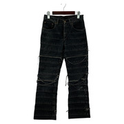 HYSTERIC GLAMOUR デニム・ジーンズ ドッキングデニム BLK W29