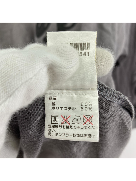 CHROME HEARTS 七分丈・ラグランT ヘンリーネック ダガー グレー(L)