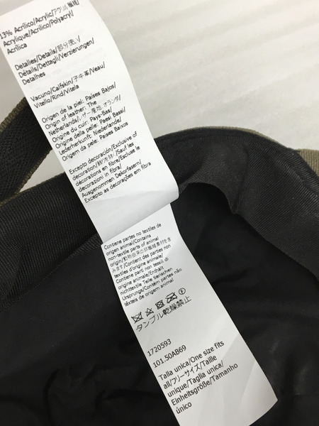 ラグ衣料その他 LOEWE Eye Nature 刺繍 キャップ オリーブ