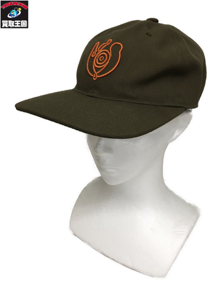 ラグ衣料その他 LOEWE Eye Nature 刺繍 キャップ オリーブ