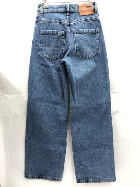 アナグラム刺繍バギーデニムパンツ W32