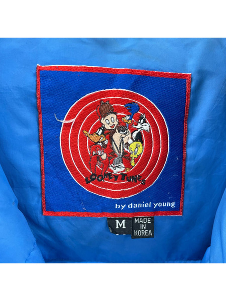 OLD・VINTAGE ジャケット Looney Tunes マービン×タズ中綿ジャケット (M)
