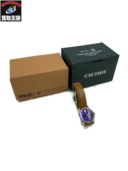 エレン・イェーガー シグネチャーモデル コラボレーションウオッチ(腕時計) 「WIRED×進撃の巨人」