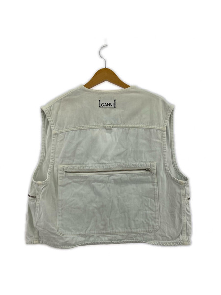 GANNI ジレ・ベスト ハンティングベスト 38