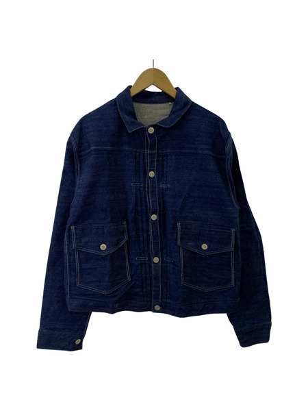 LEVI'S VINTAGE CLOTHING デニムジャケット 879 プリーツブラウス ORGANIC
