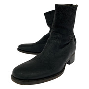 BUTTERO ブーツ バックジップブーツ/41/BLK/レザー/B2295