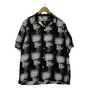 WACKO MARIA 半袖シャツ 22SS HANNIBAL オープンカラーシャツ (M)