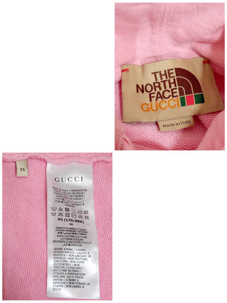 GUCCI×THE NORTH FACE  フーディー パーカー XS